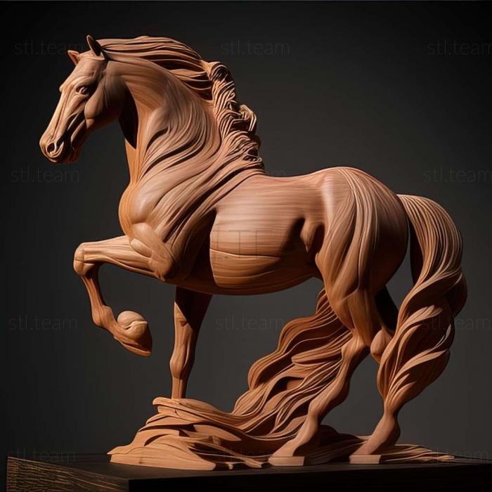 3D model Idol horse famous animal (STL)