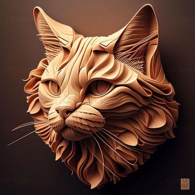 3D model Liof experimental cat breeds cat (STL)