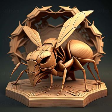 3D модель Pheidole cyrtostela (STL)