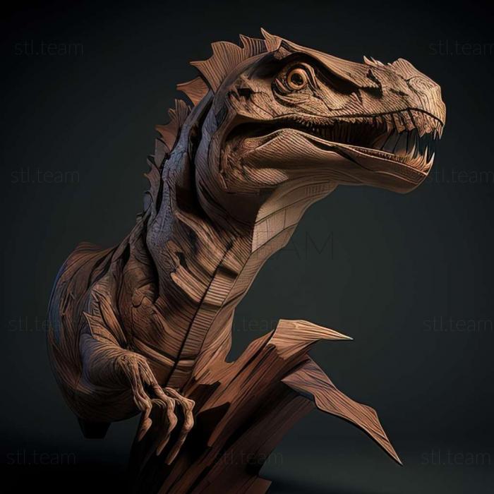 3D модель Gerrhosaurus nigrolineatus (STL)