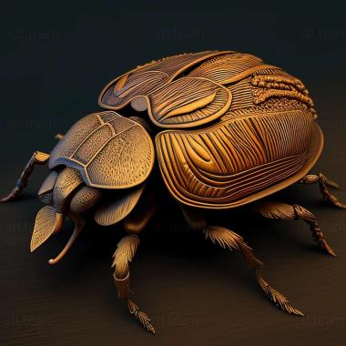 3D модель Onthophagus tuberculifrons (STL)