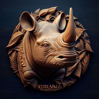 3D model Rhinoraja kujiensis (STL)