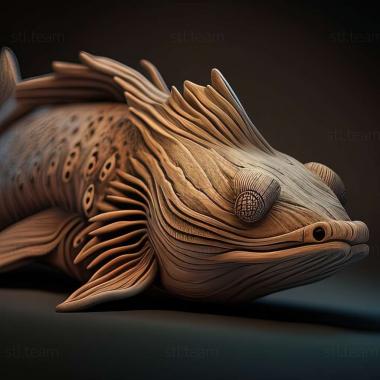 3D модель Rhinogobius giurinus (STL)