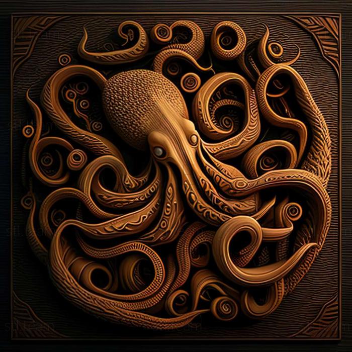 3D модель Pontinus tentacularis (STL)