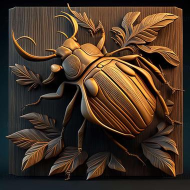 3D модель Rhagonycha lignosa (STL)