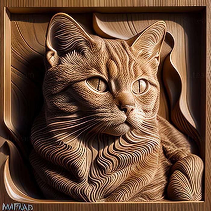 3D model Maru cat famous animal (STL)