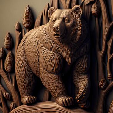 3D model Winnipeg bear famous animal (STL)