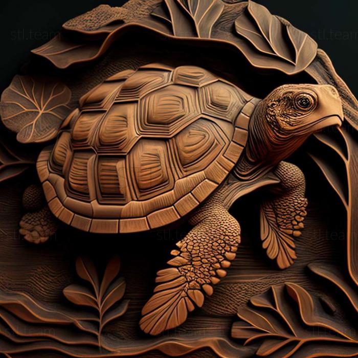 3D model Kiki turtle famous animal (STL)