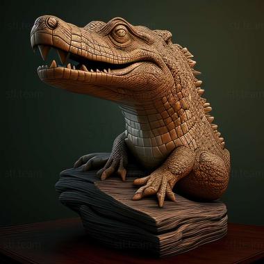 3D модель Кассиус крокодил известное животное (STL)