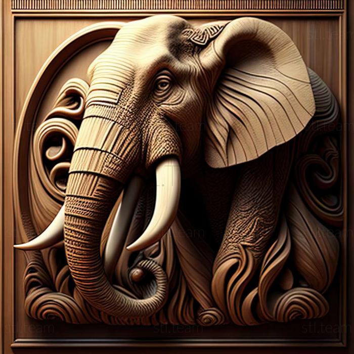 3D model Berezovsky Mammoth famous animal (STL)