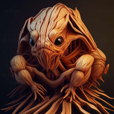 3D модель Paedophryne verrucosa (STL)