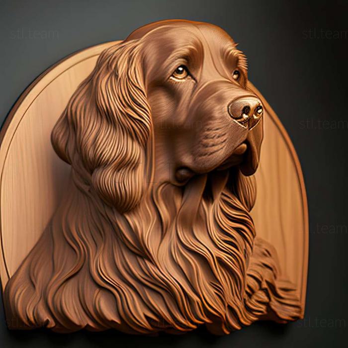 Sussex Spaniel dog