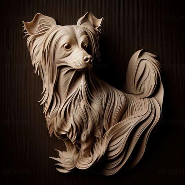 3D model Chinese Crested dog (STL)