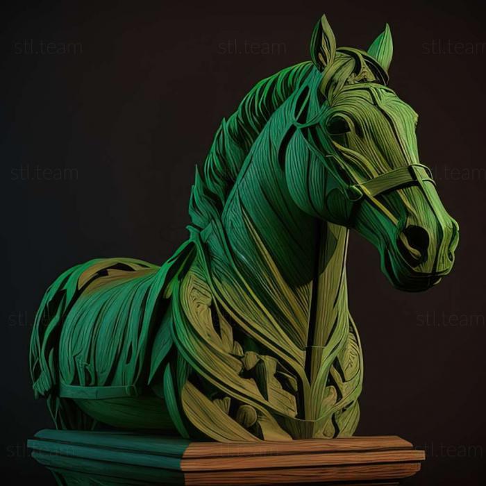 3D model Absinthe horse famous animal (STL)