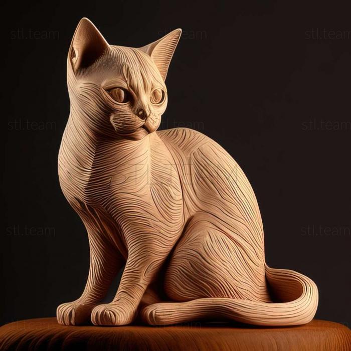 Colorpoint Shorthair cat