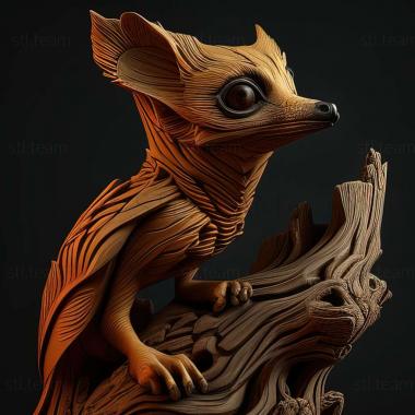 3D model Lepilemur scottorum (STL)