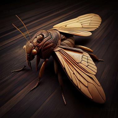 3D модель Grammoptera viridipennis (STL)