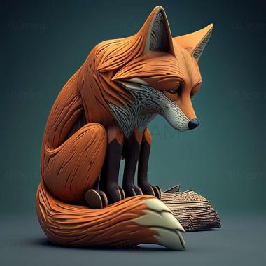 3D model Vixie from The Fox and the Dog (STL)