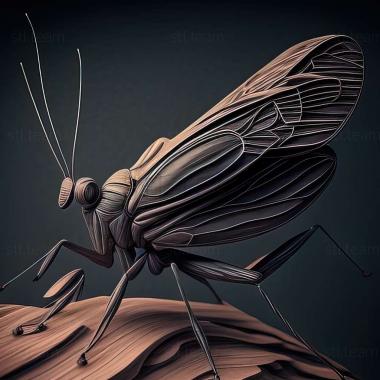 3D model Calopteryx maculata (STL)