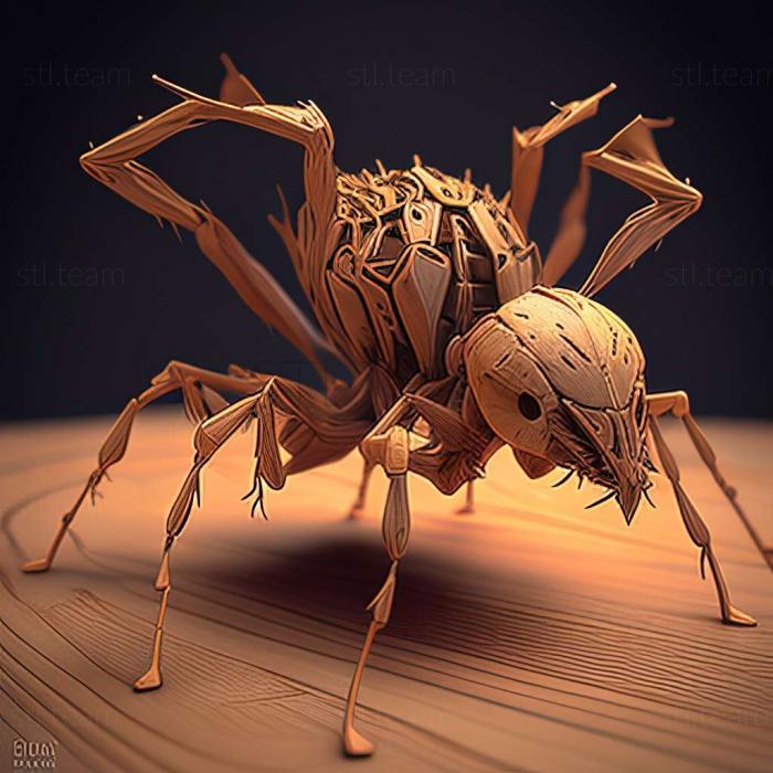 3D model Myrmica punctiventris (STL)