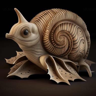 3D модель Lissachatina reticulata (STL)