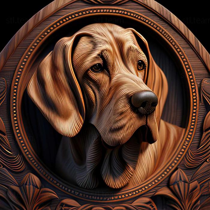 3D model The Finnish Hound dog (STL)