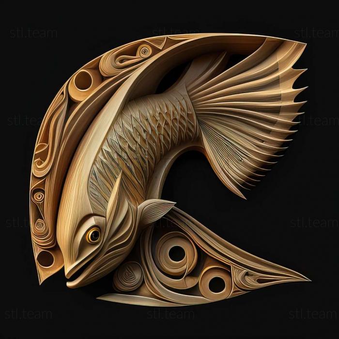 Animals Sickle  shaped shell fish