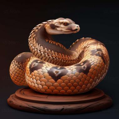 3D model Lampropeltis californiae (STL)