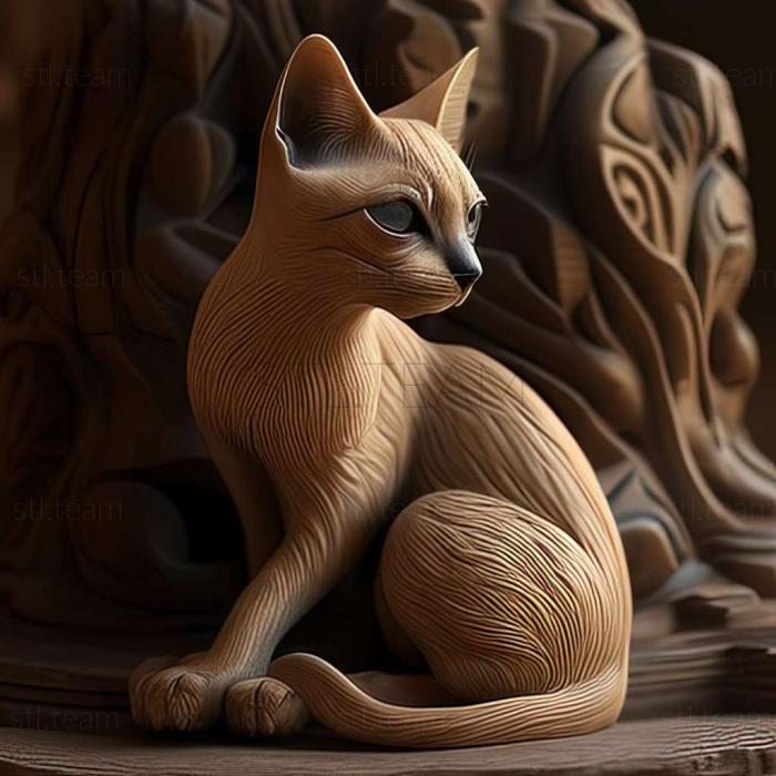 Animals Traditional Siamese cat