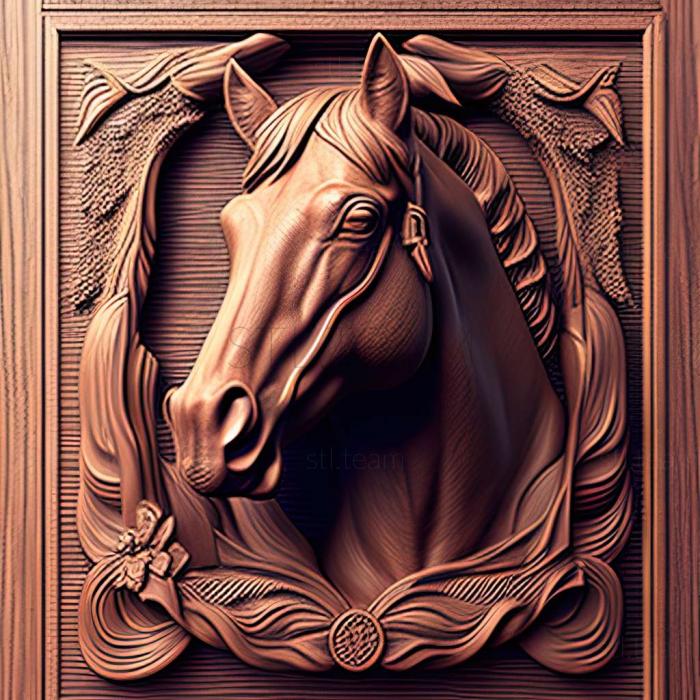 3D model Lord Mortons mare famous animal (STL)
