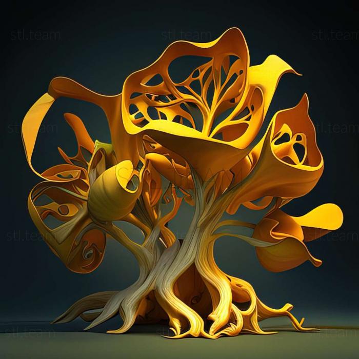 3D model Capparaceae aureola (STL)
