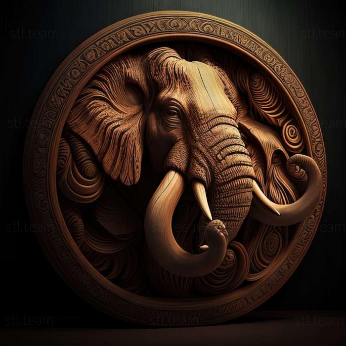 3D model Berezovsky Mammoth famous animal (STL)