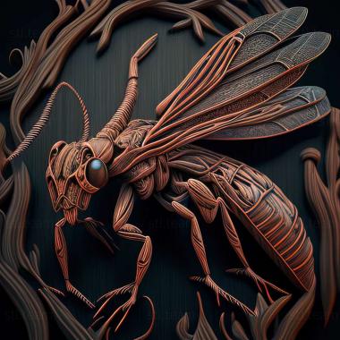 3D model Ichneumon rufomesonator (STL)