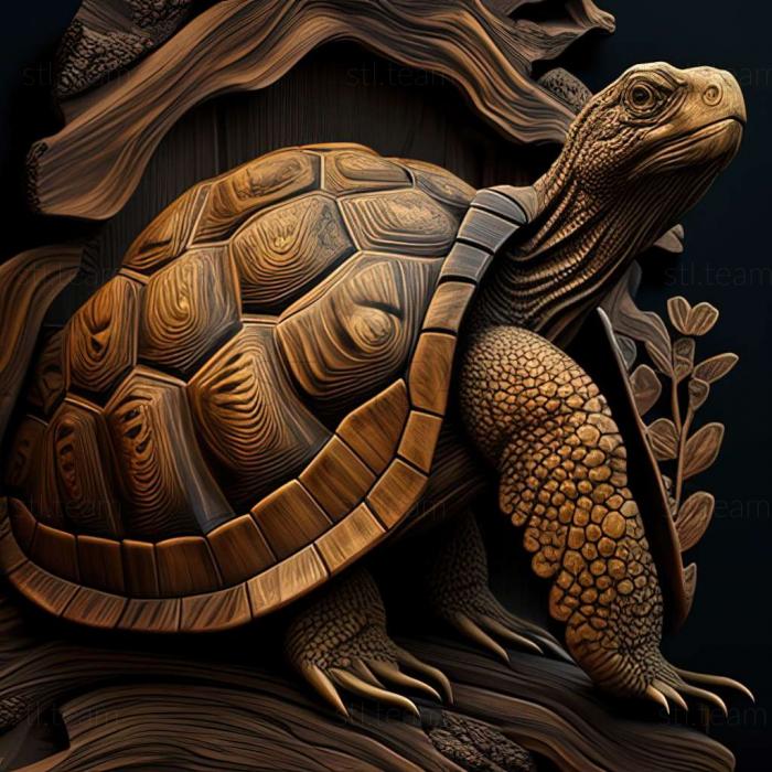 3D модель Знаменитое животное черепахи Харриет (STL)