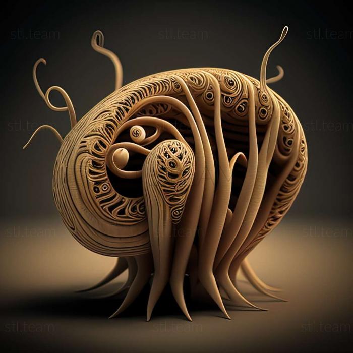 3D модель Nematopogon metaxella (STL)