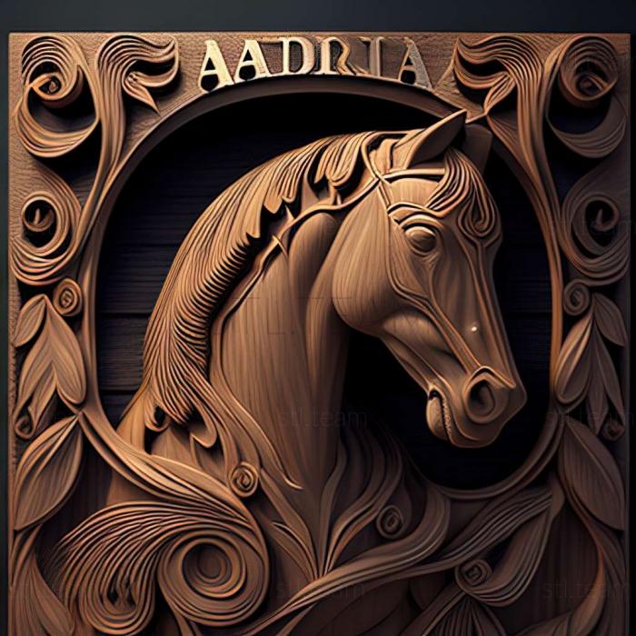 3D model Darley Arabian famous animal (STL)