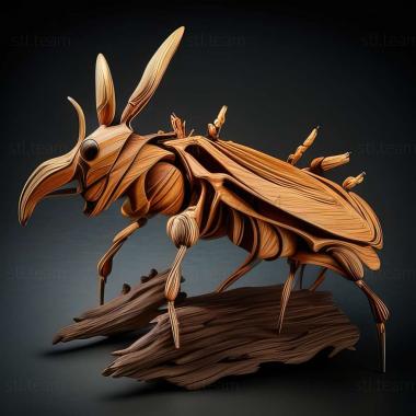 3D модель Rhagonycha lignosa (STL)