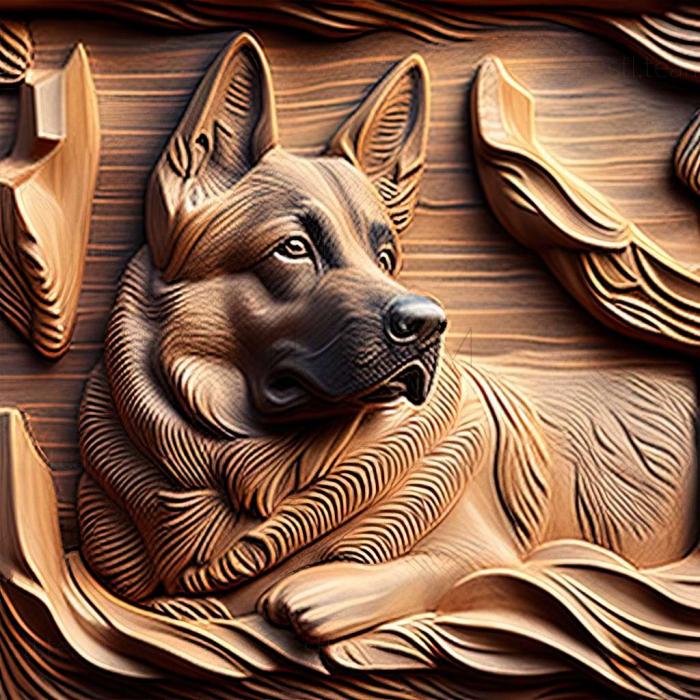 3D model Estrel Shepherd dog (STL)