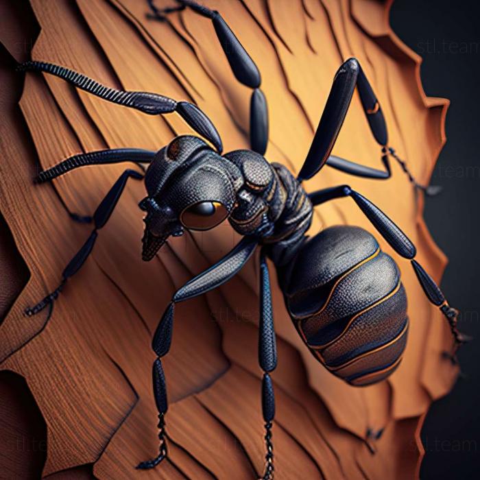 3D модель Polyrhachis brachyspina (STL)