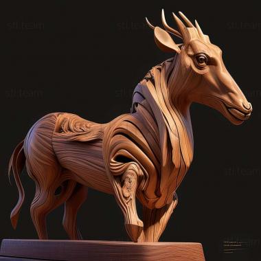 3D model Abutyu famous animal (STL)