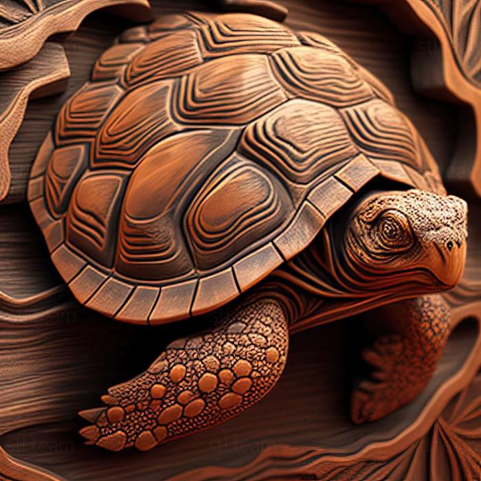 3D модель Знаменитое животное черепахи Диего (STL)