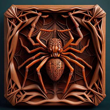 3D model Steatoda triangulosa (STL)