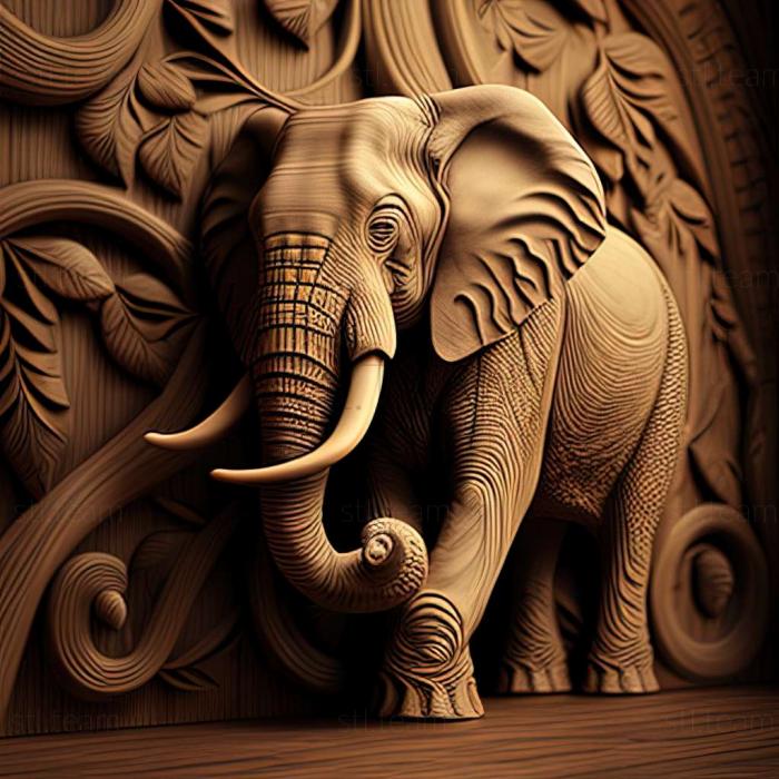 Відома тварина слон Батир