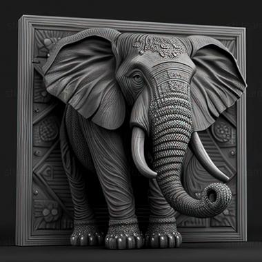 3D model Pachyornis elephantopus (STL)