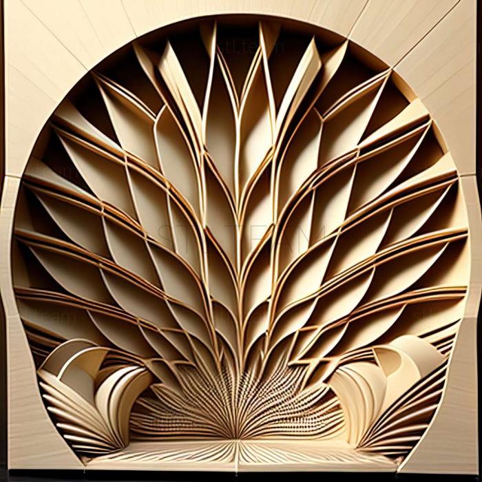 3D model Santiago Calatrava (STL)