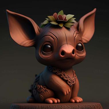 3D model Piglet Pua from Moana (STL)