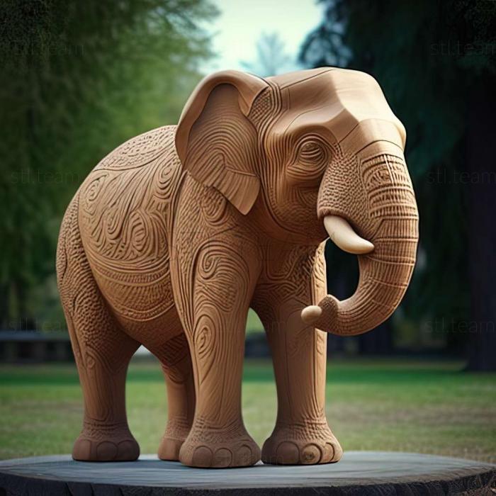 3D model Jumbo famous animal (STL)