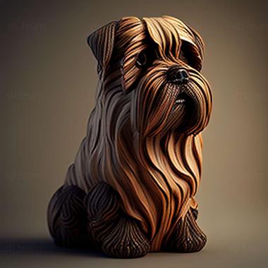 3D модель Відома тварина пес Отто (STL)
