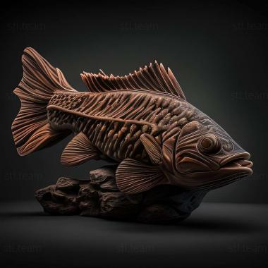 3D model Hypostomus commersoni (STL)