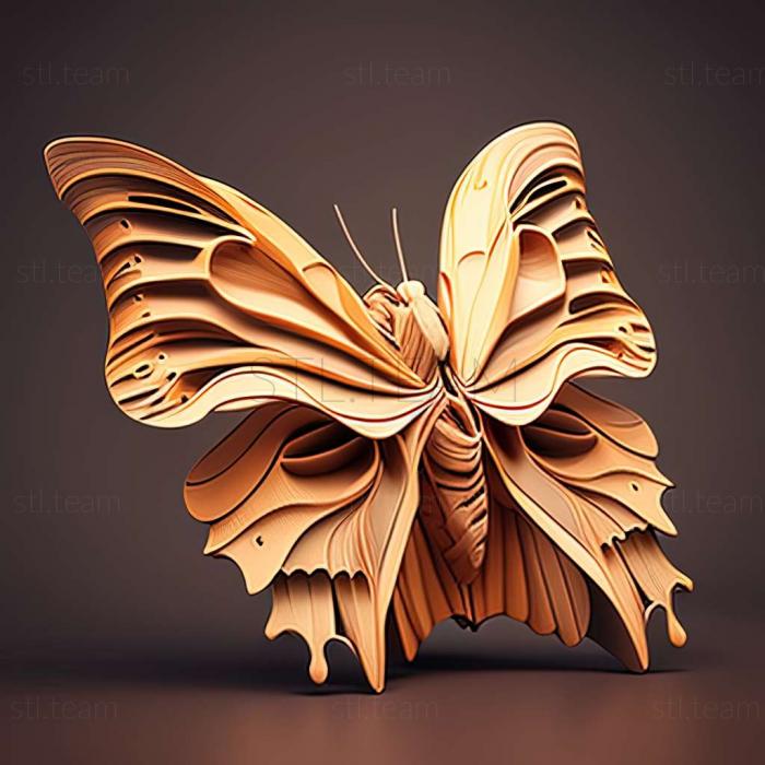 3D model Papilio polymnestor (STL)